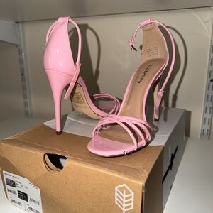 Call It Spring Light Pink Strappy Heels